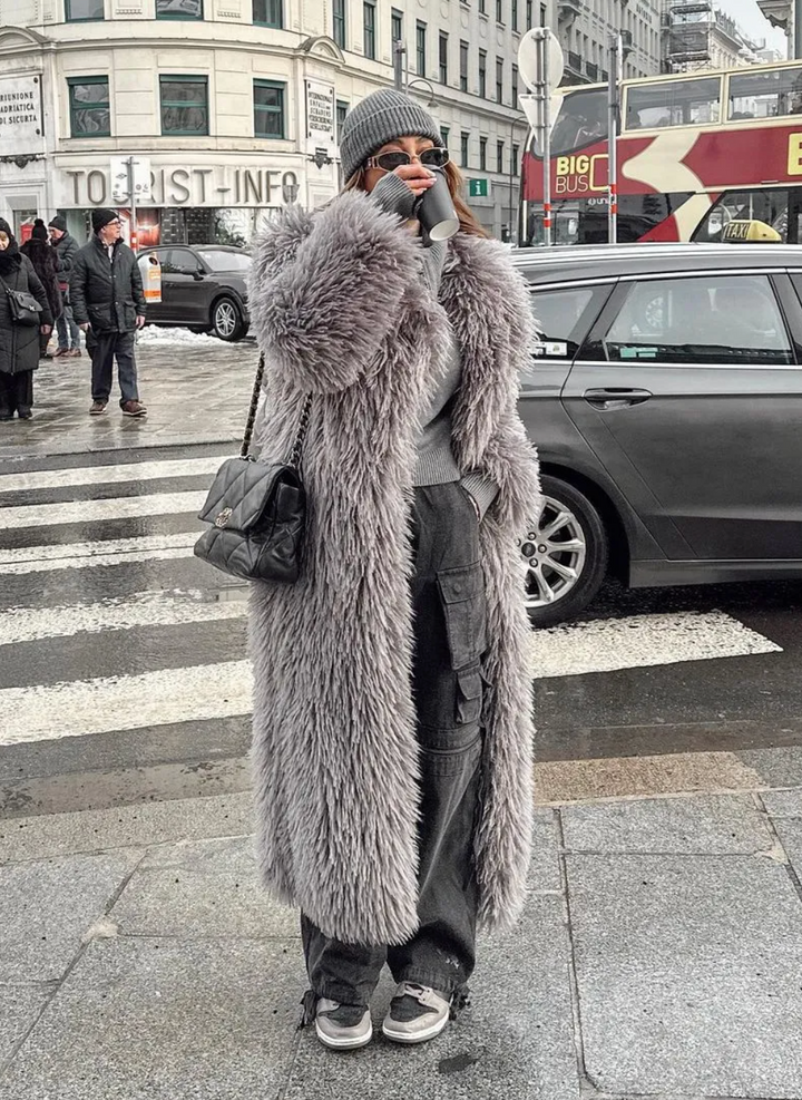 Empire Frost Faux Fur Coat