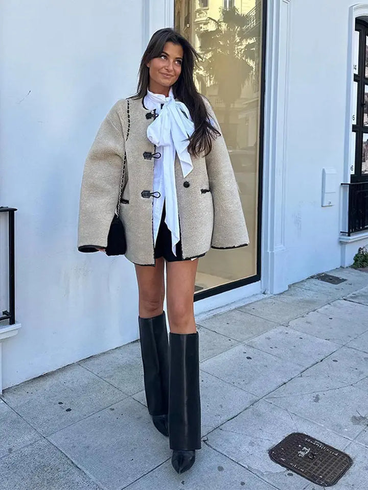 Luna Teddy Toggle Coat