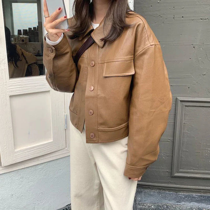 City Muse Faux Leather Jacket