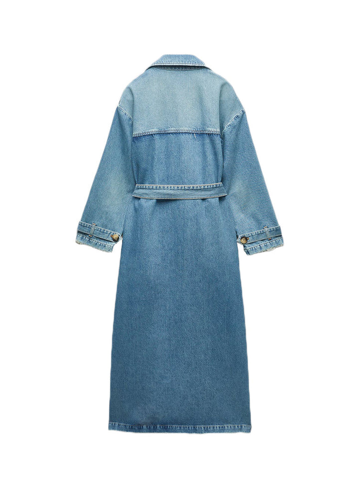 Presley Denim Trench Coat