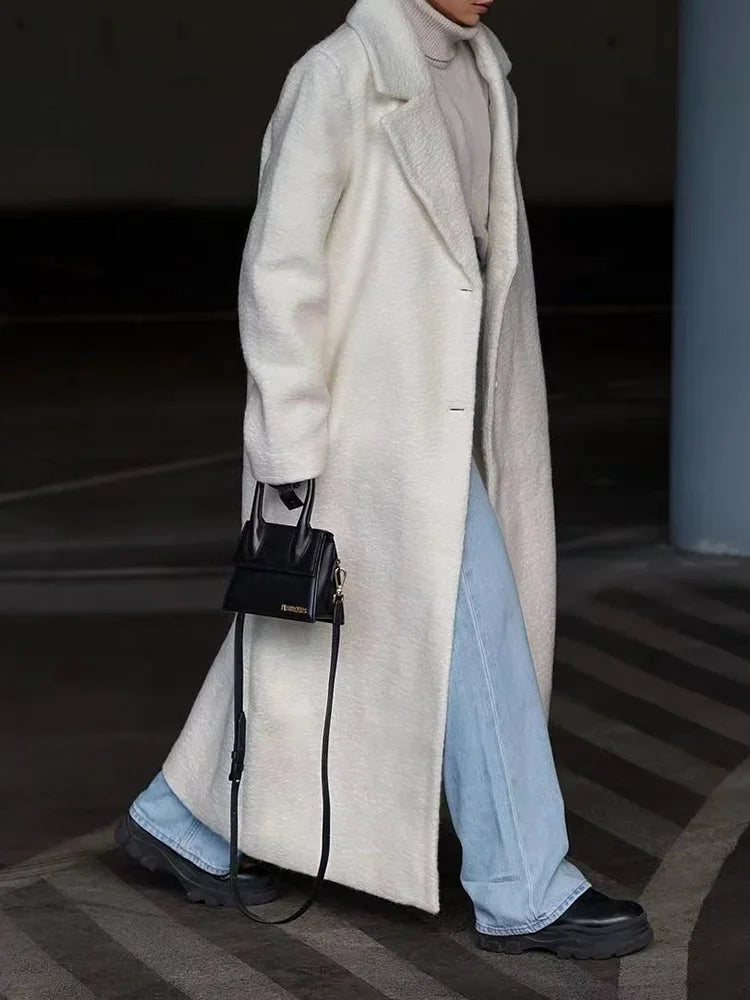 Isla Textured Wool Blend Coat