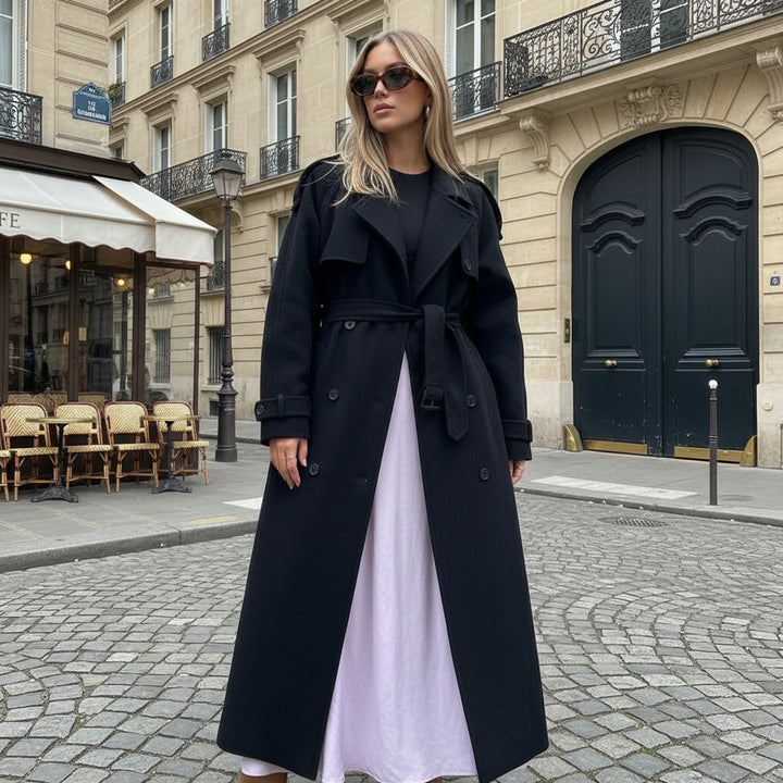 Rowan Wool-Blend Oversized Coat