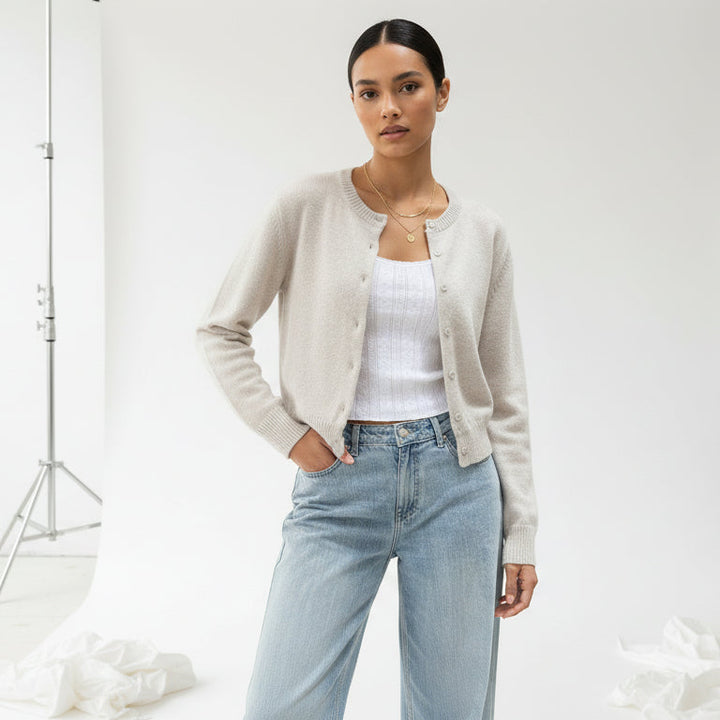 Soft Button Knit Cardigan