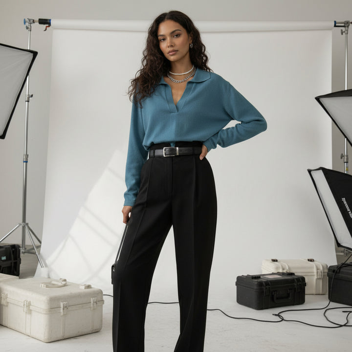 Serene Collar Soft Knit