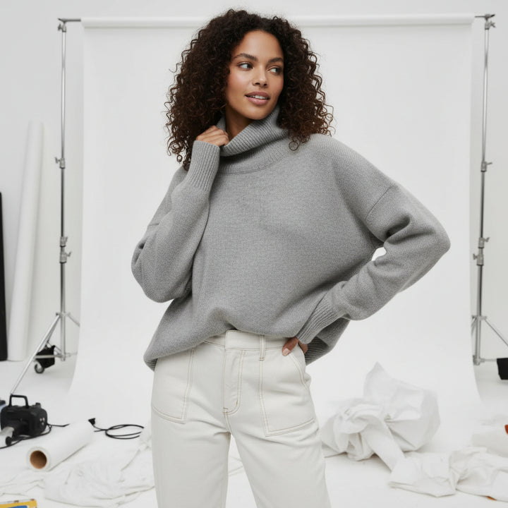 Oversized Turtleneck Sweater