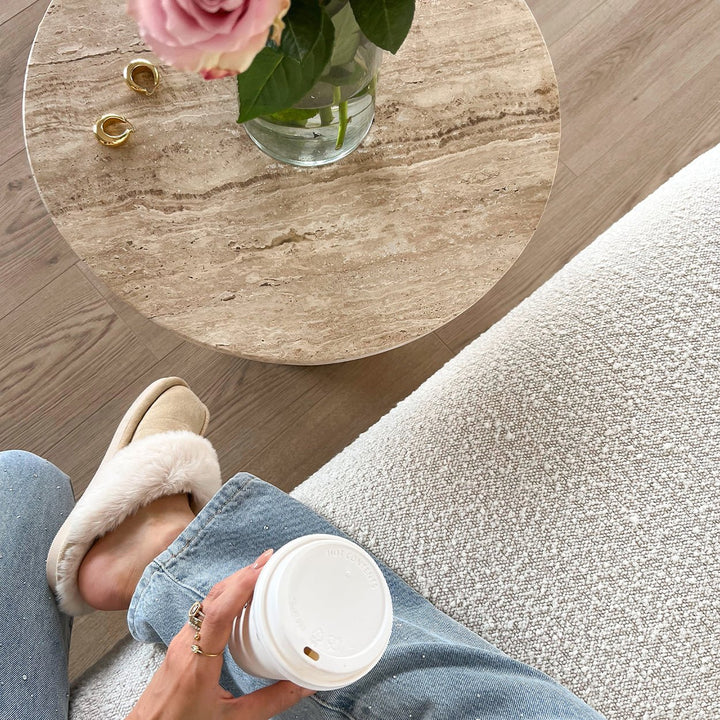 Beige Fluffy - Slippers