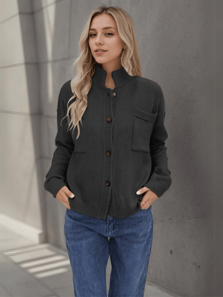 Sable Ridge Pocket Knit Cardigan