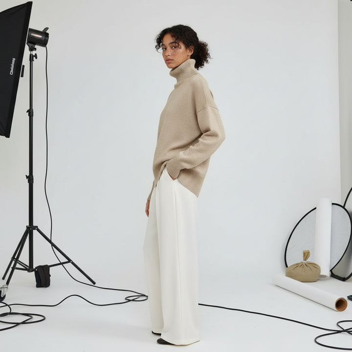 Oversized Turtleneck Sweater
