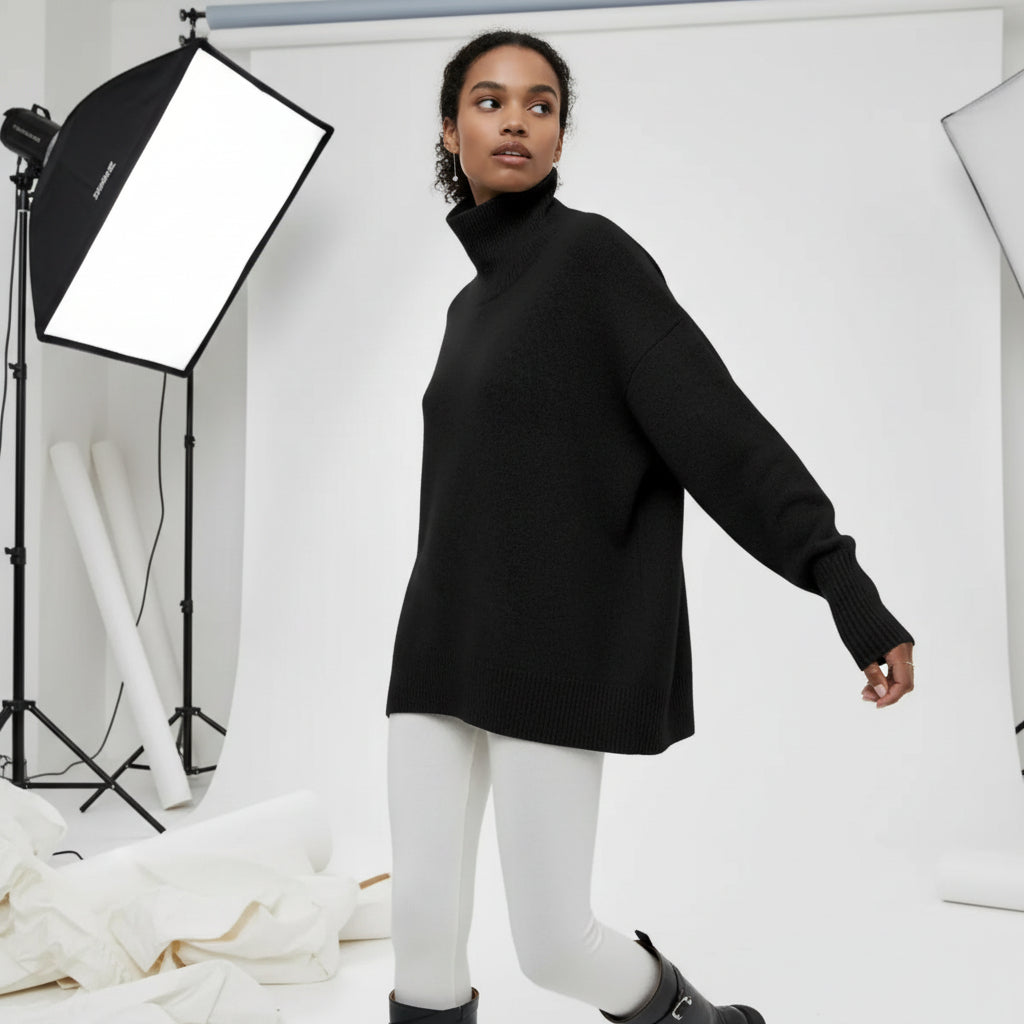 Oversized Turtleneck Sweater