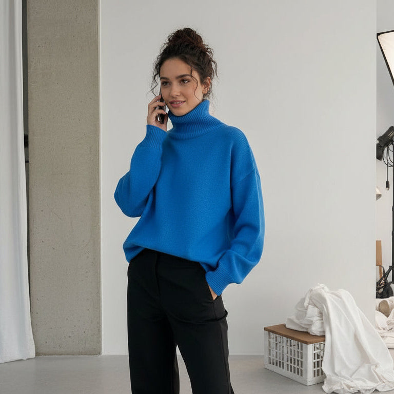 Cloudline Luxe Turtleneck Knit