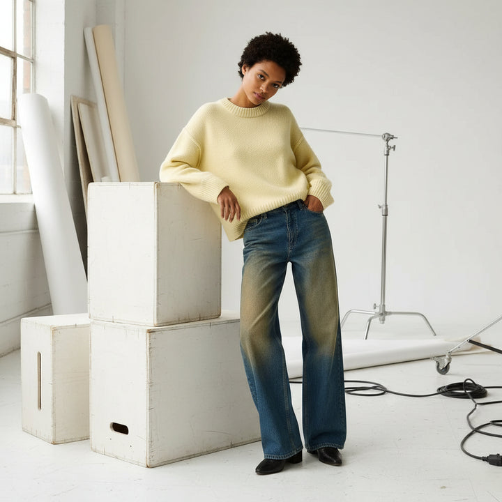 Plush Oversized Knit Sweater