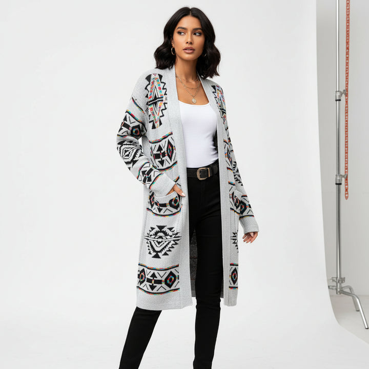 Southwest Longline Knit Cardigan