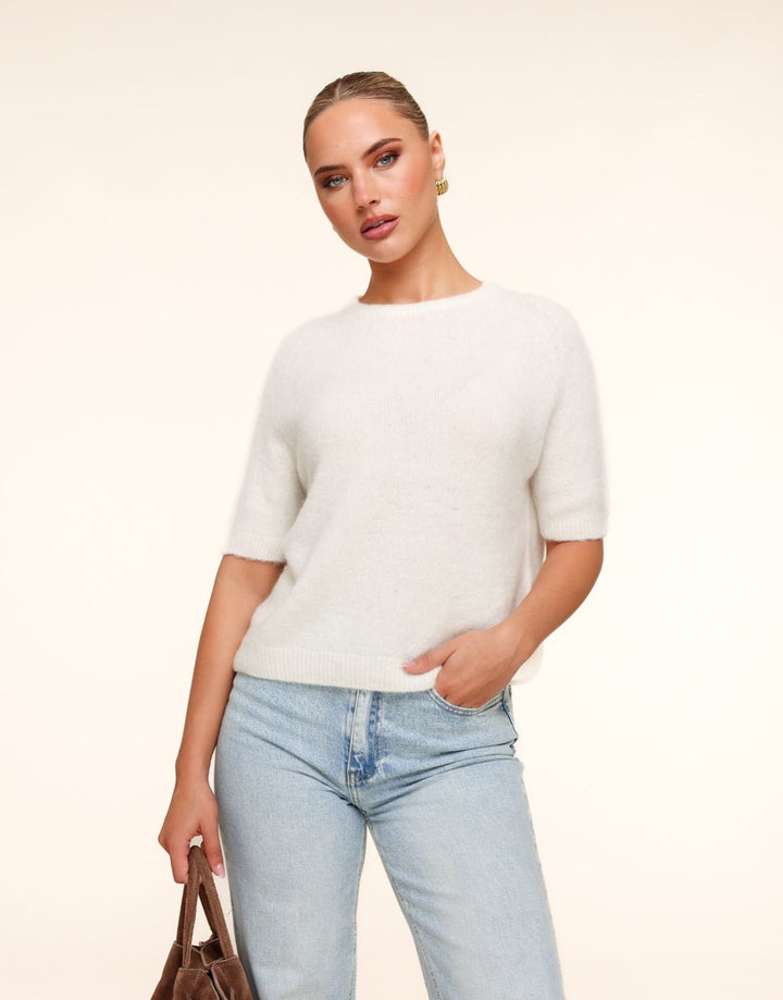 Creme Basic Fluffy SS - Top