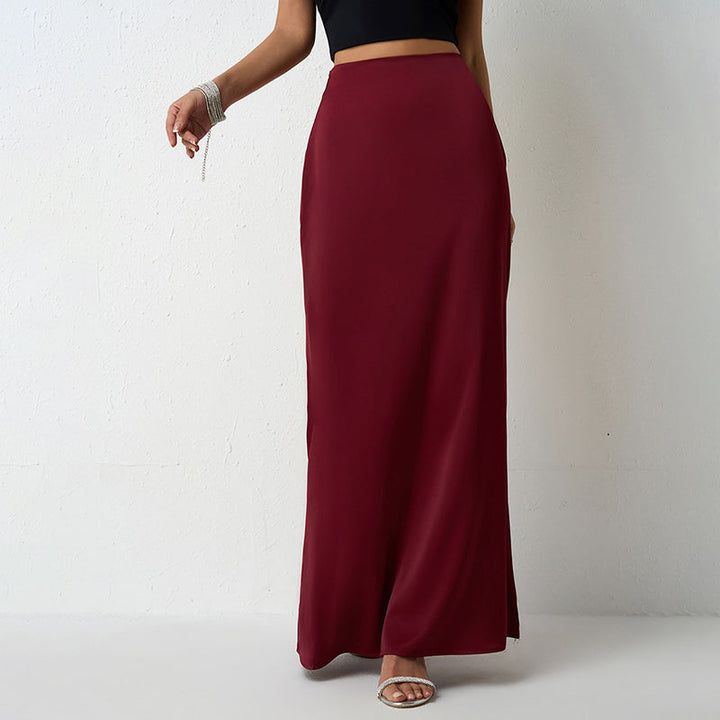 Savina Satin Maxi Skirt