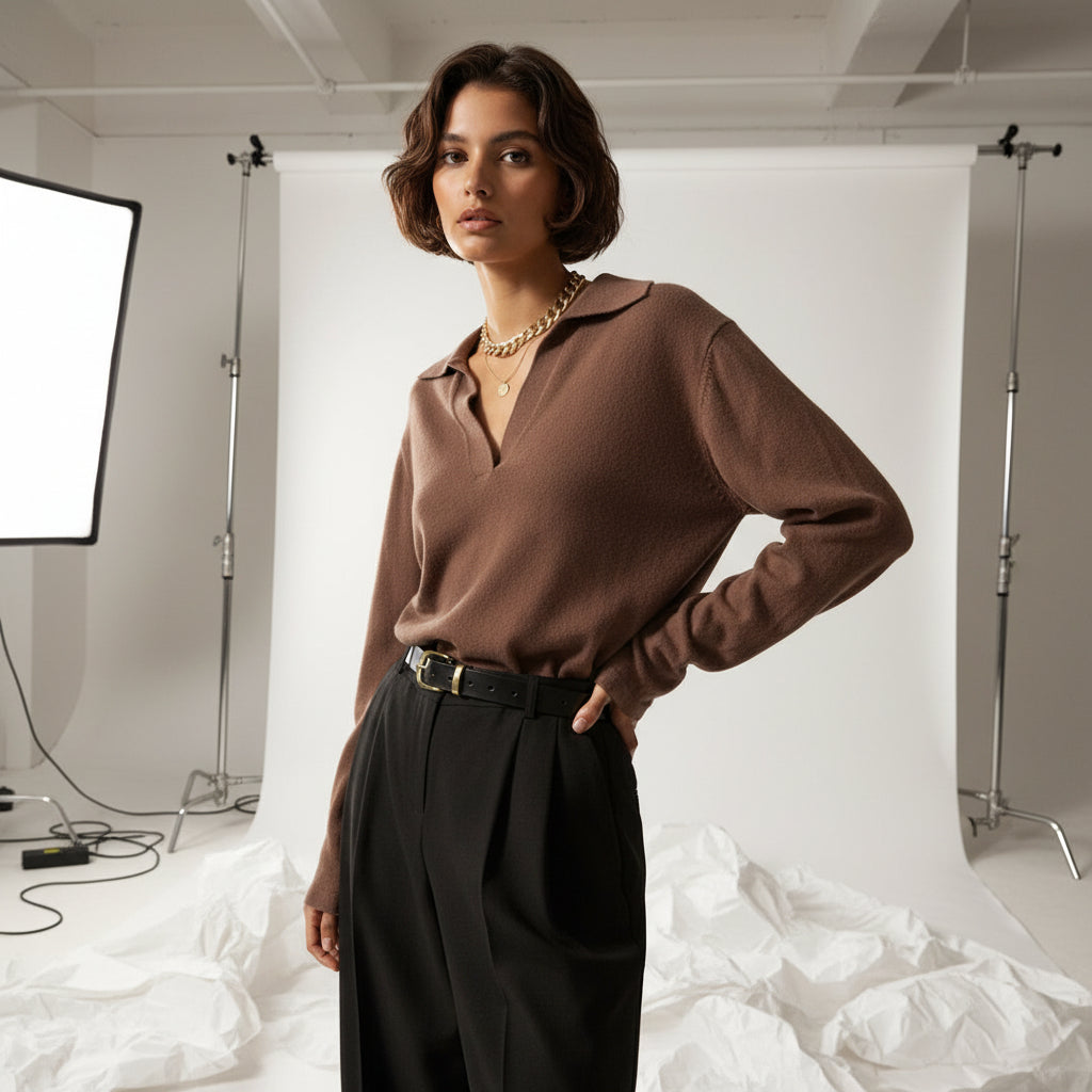 Serene Collar Soft Knit