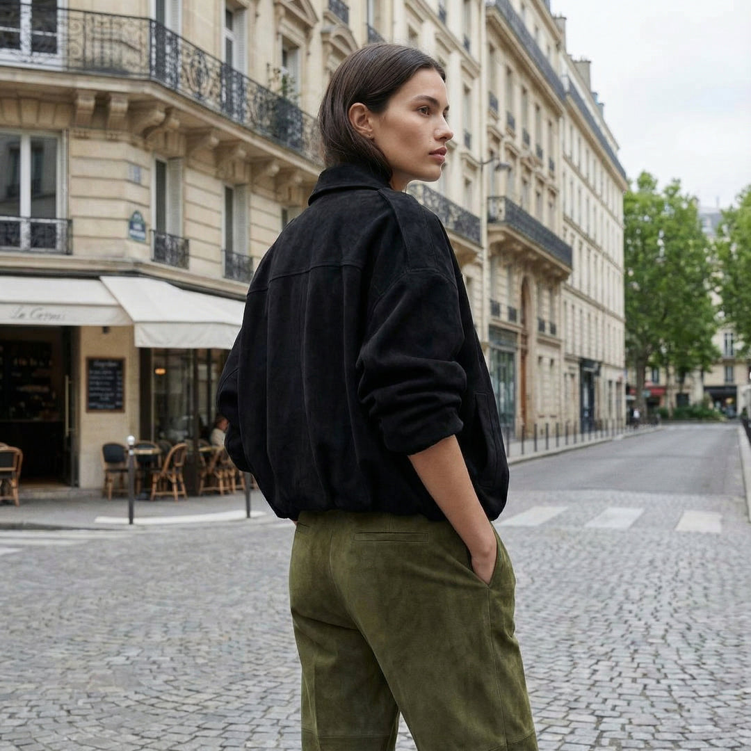Desert Suede Bomber