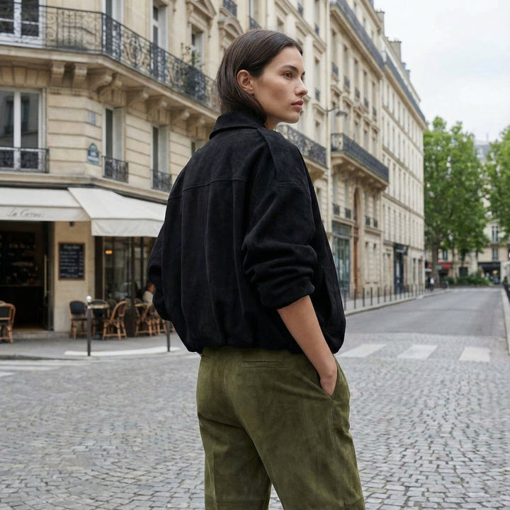 Desert Suede Bomber