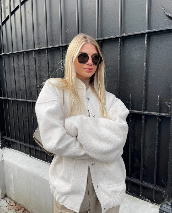 Holloway Wool Blend Oversized Jacket