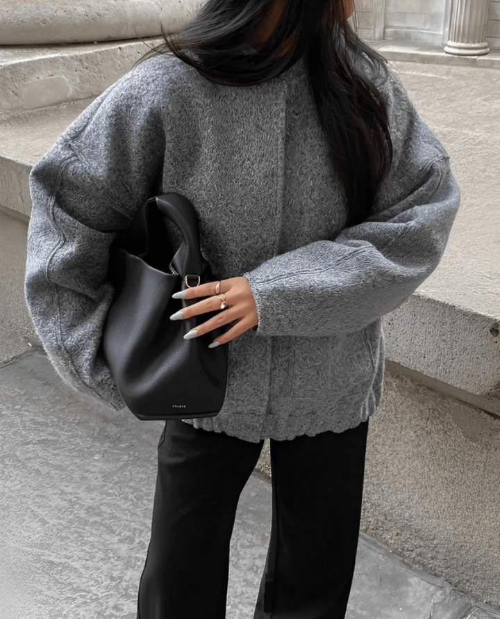 Holloway Wool Blend Oversized Jacket