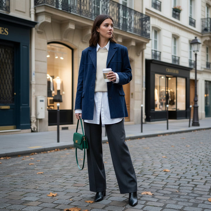 Suede Effect Button Jacket