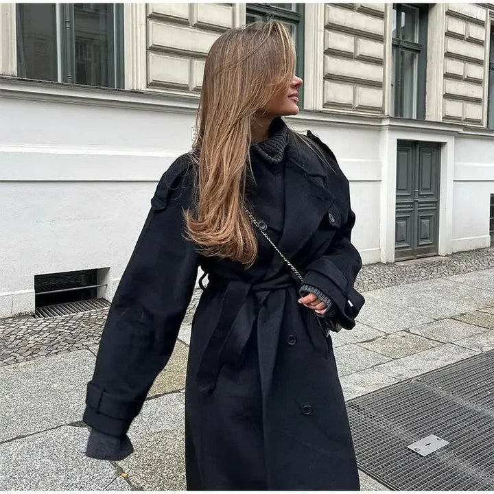 Rowan Oversized Wool Blend Coat