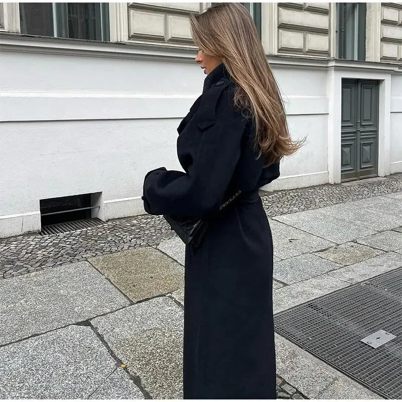 Rowan Oversized Wool Blend Coat