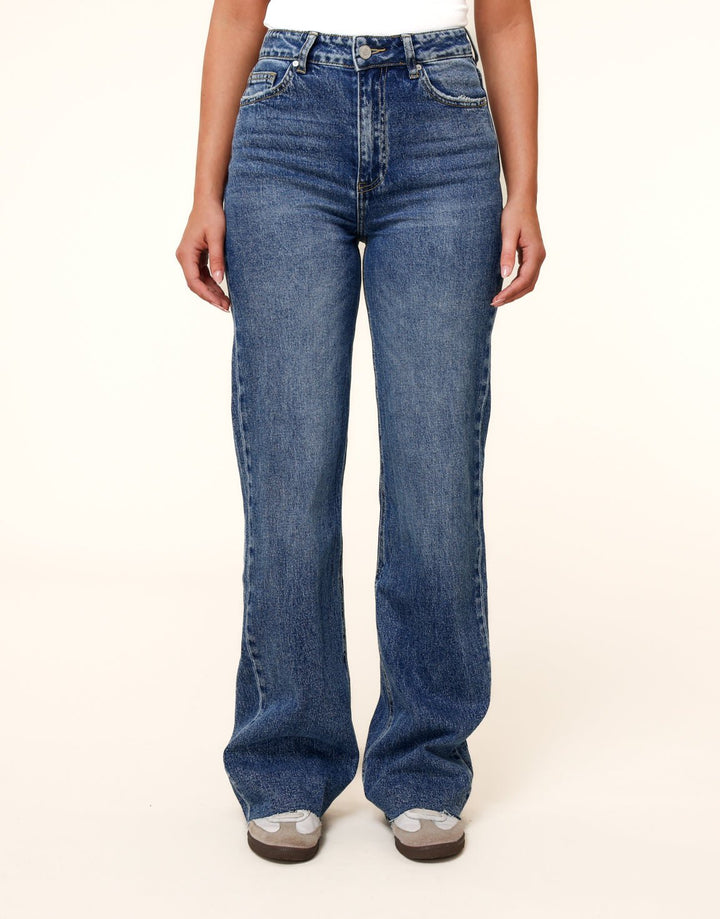 Dark Blue Wide Tall - Jeans