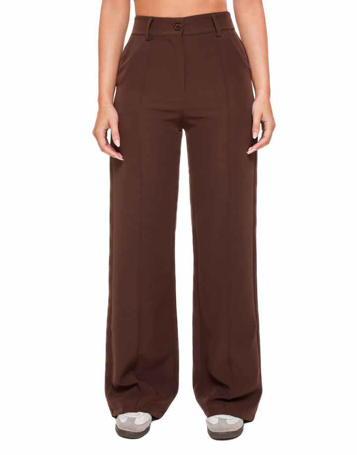 Dark Brown Basic - Pantalon