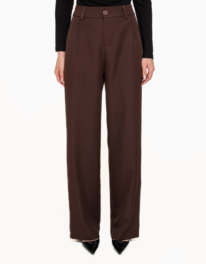 Donkerbruine Classic - Pantalon