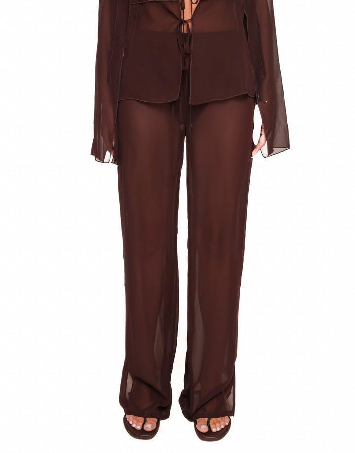 Dark brown Airy - Pants