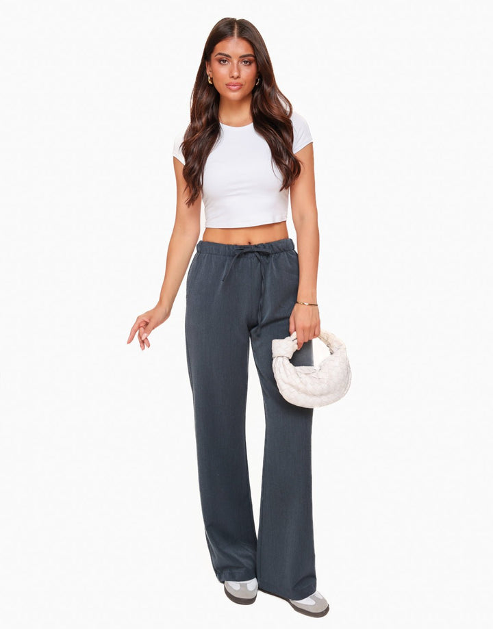 Dark Grey Loose Fit - Trouser