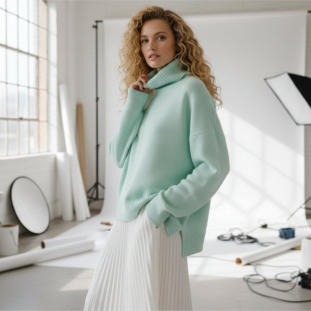 Cloudline Luxe Turtleneck Knit