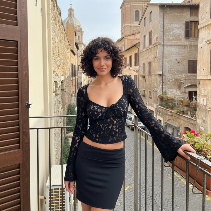 Valentine Lace Top