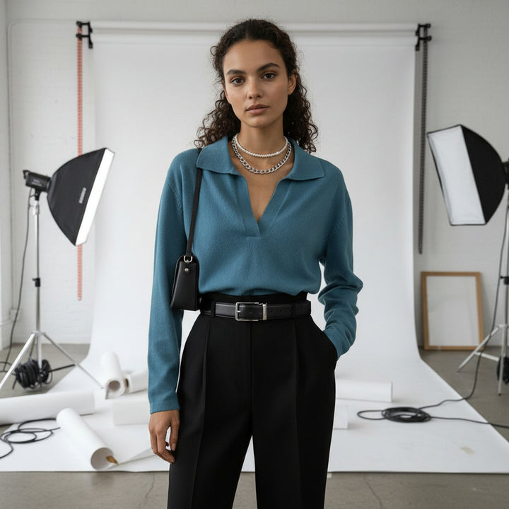 Serene Collar Soft Knit