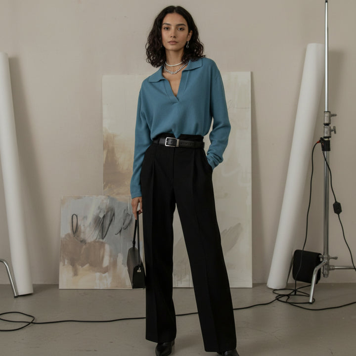 Serene Collar Soft Knit