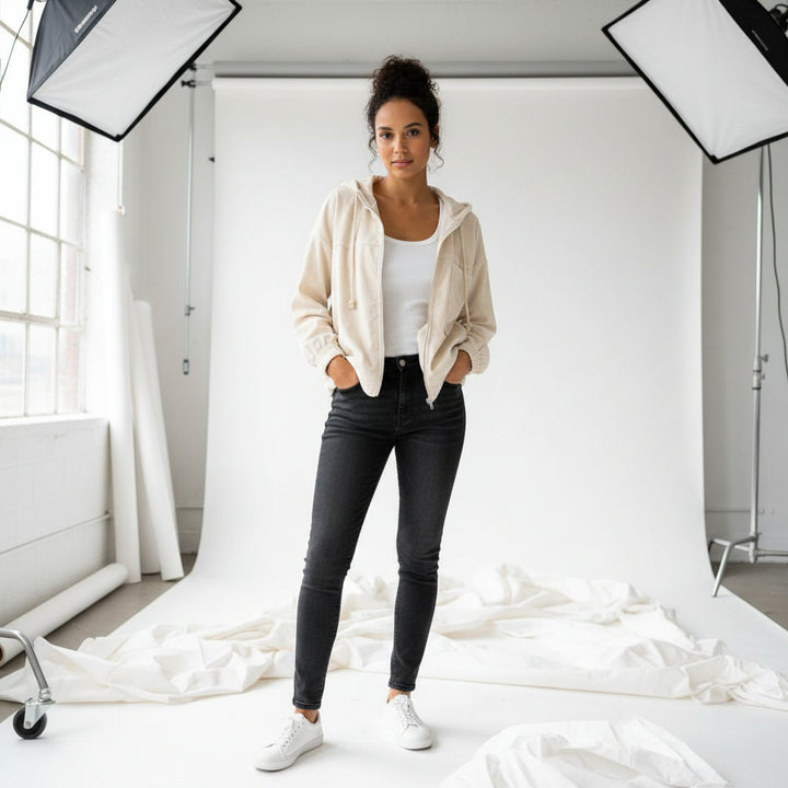 Seabreeze Corduroy Zip Hoodie