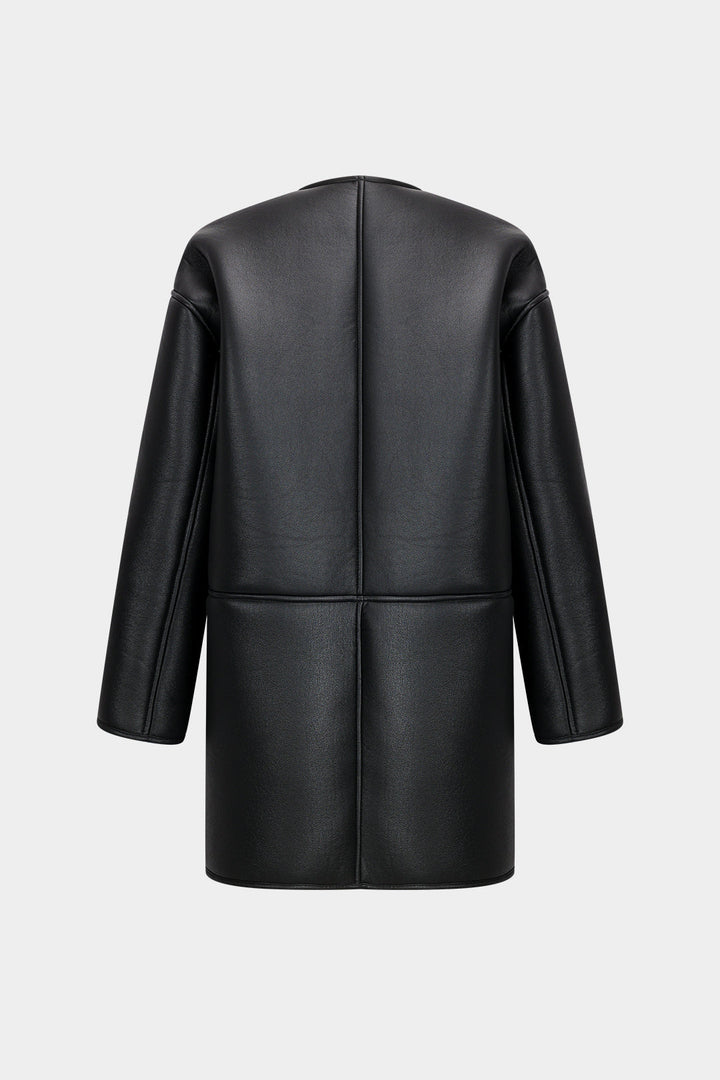 Monarch Coreline Leather Zip Coat