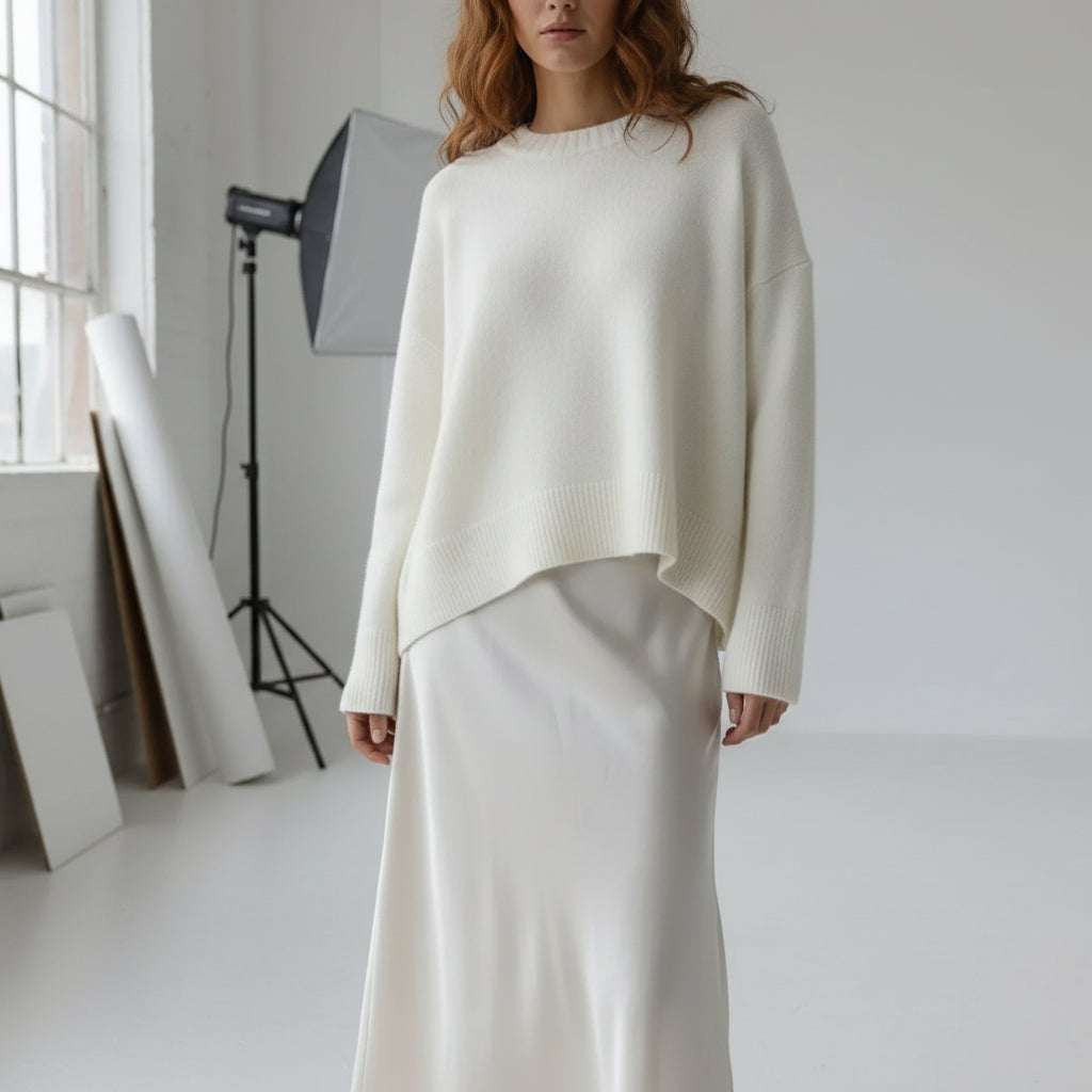 Plush Oversized Knit Sweater