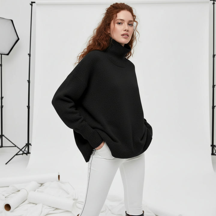 Oversized Turtleneck Sweater