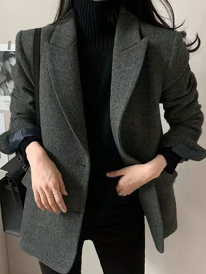 Waverly Tailored Herringbone Blazer