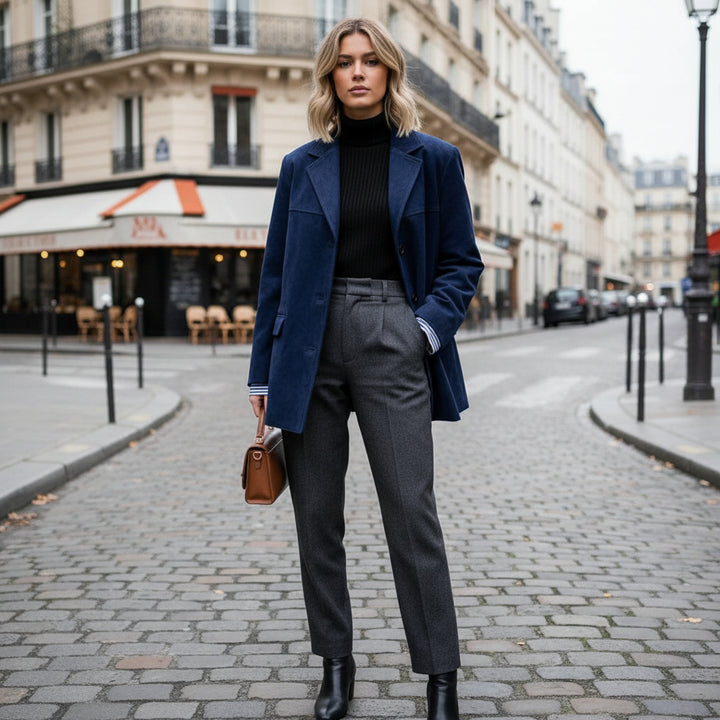 Suede Effect Button Jacket