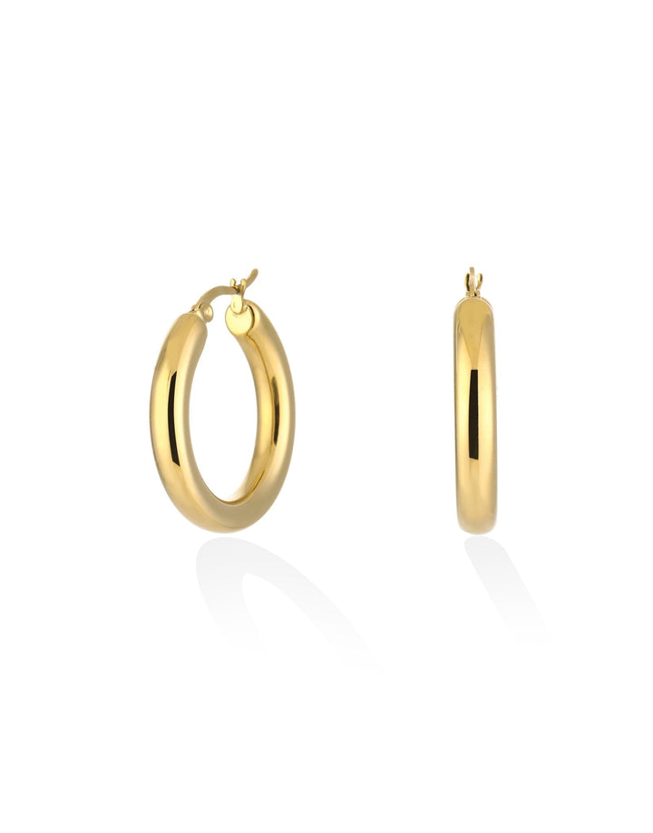 Golden Basic Ring - Earrings
