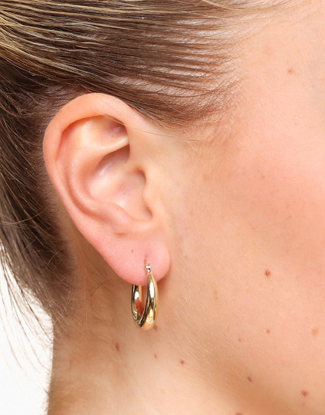 Golden Small Creolen - Earrings