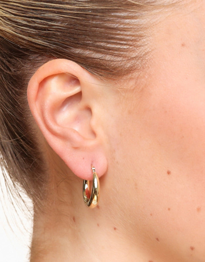 Golden Small Creolen - Earrings