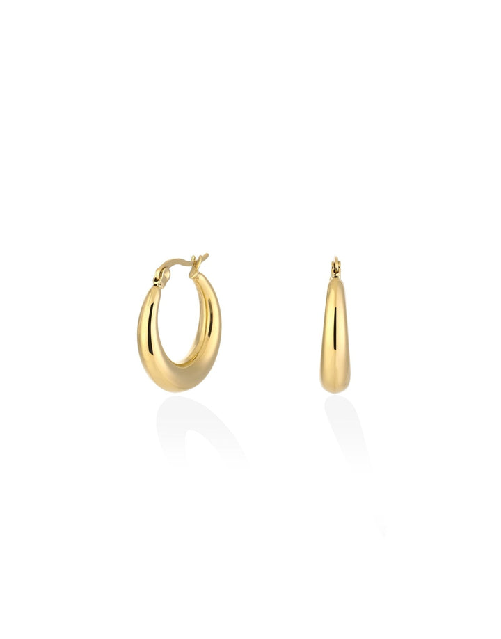 Golden Small Creolen - Earrings