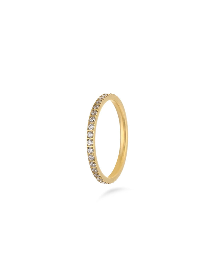 Golden Crystals - Ring