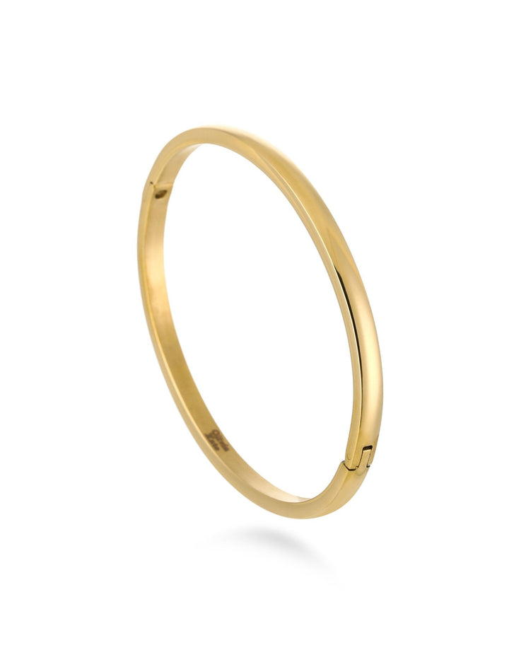 Golden Narrow Bangle - Bracelet