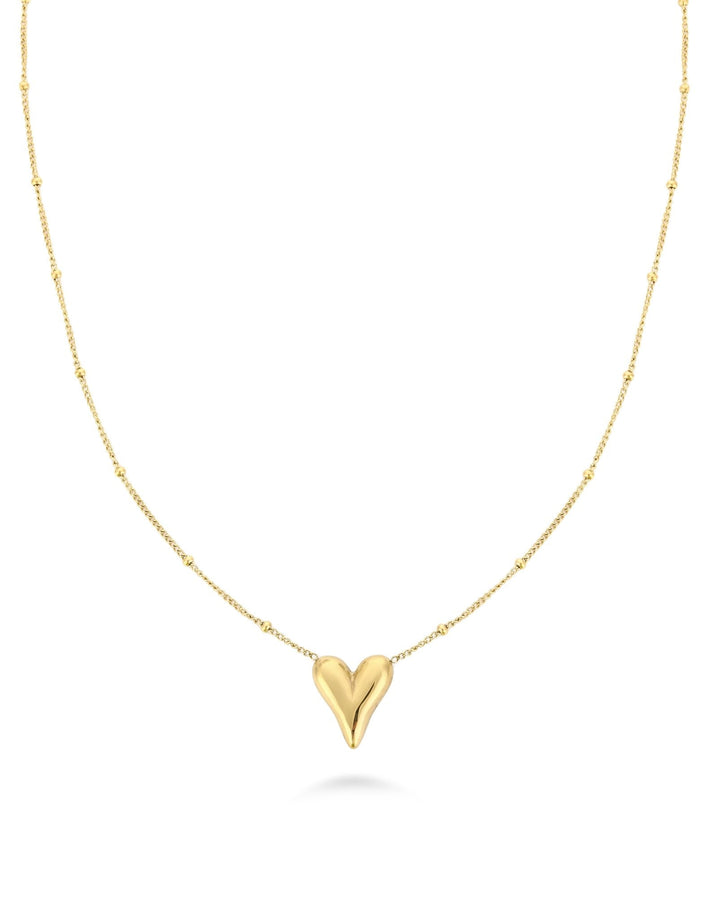 Golden Statement Hartjes - Ketting