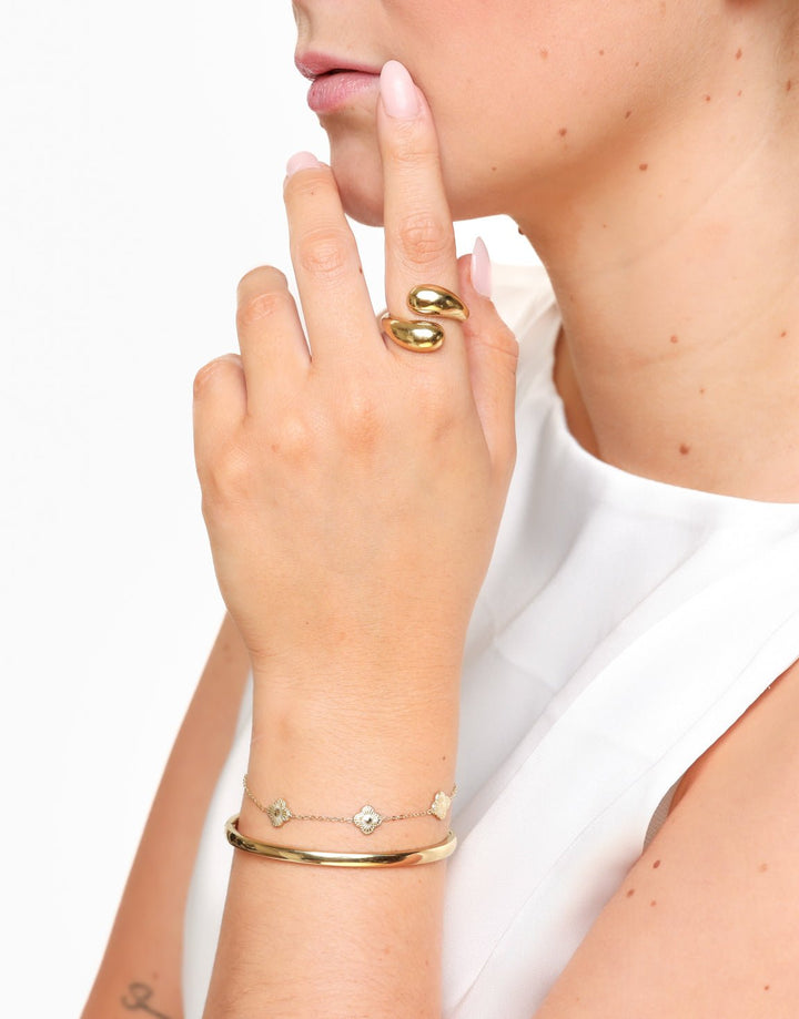 Golden Statement Adjustable - Ring