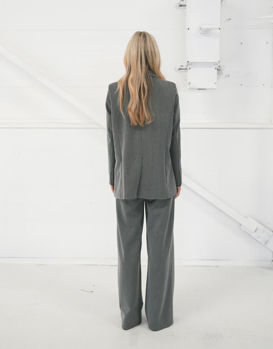 Grey High Waisted - Pantalon